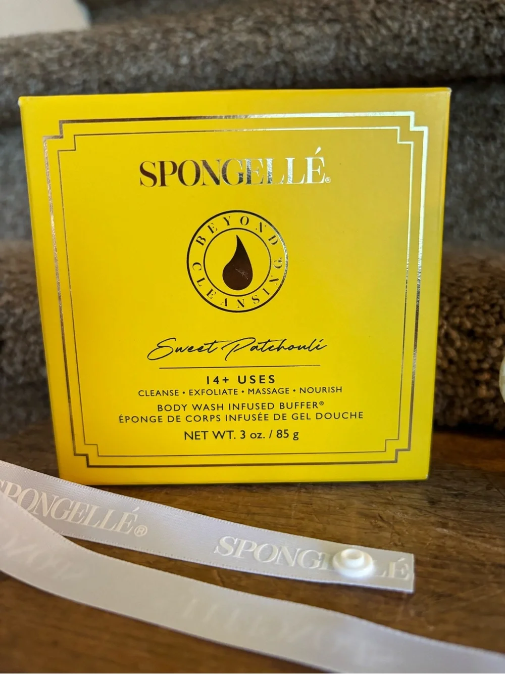 Spongellé Yellow Body Buffer Flower - Fresh Scent